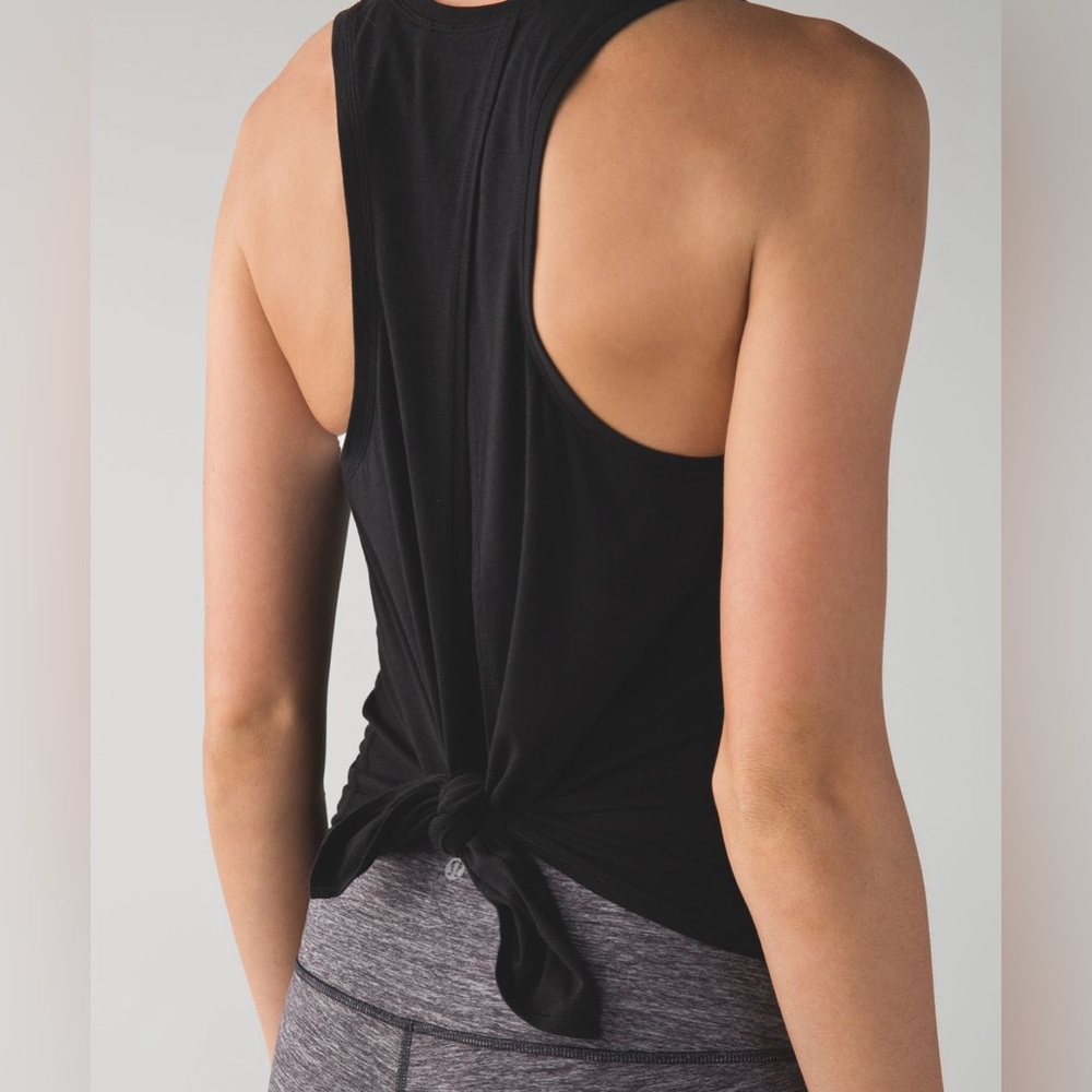 Lululemon All Tied Up Tank Black